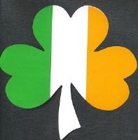 TRI COLOR SHAMROCK MAGNET
